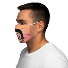Load image into Gallery viewer, Season 2 Episode 1 Fan Art: Snug-Fit Polyester Face Mask (Peach,) Two Faced With Martine Beerman
