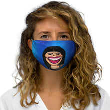 Load image into Gallery viewer, Dixie D. Fan Art: Snug-Fit Polyester Face Mask (Blue,) from Two Faced With Martine Beerman
