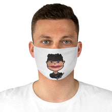 Load image into Gallery viewer, Bryce H.  Fan Art: Fabric Face Mask (White,) Two Faced With Martine Beerman
