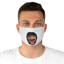 Load image into Gallery viewer, Selena G.  Fan Art: Fabric Face Mask (White,) Two Faced With Martine Beerman

